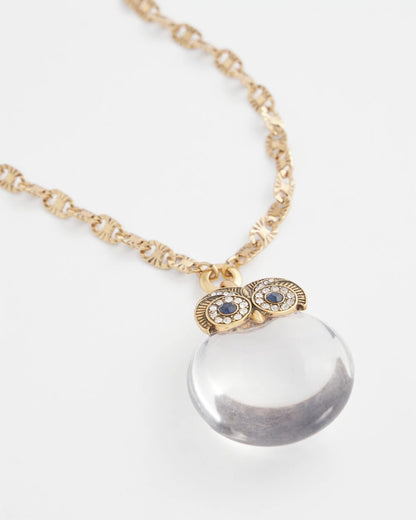 Chico's Owl Pendant Necklace