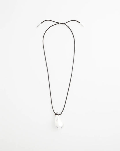 Chico's Silvertone Adjustable Pendant Necklace