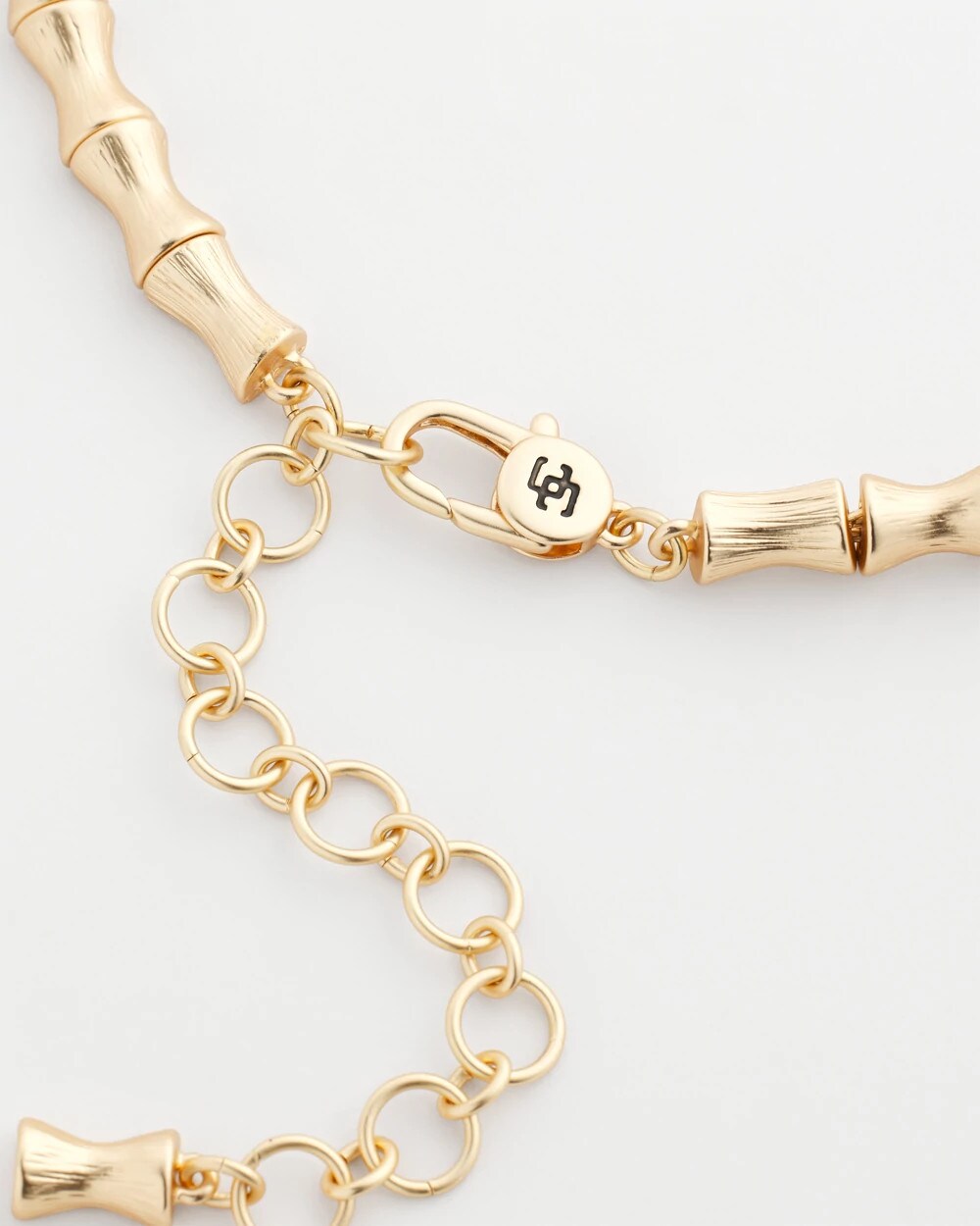 Chico's Golden Bamboo Collar Necklace