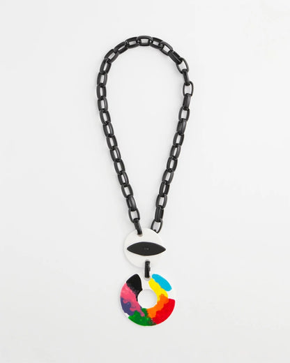 Chico's SYLCA® x Chico's Multi-Color Chain Toggle Necklace