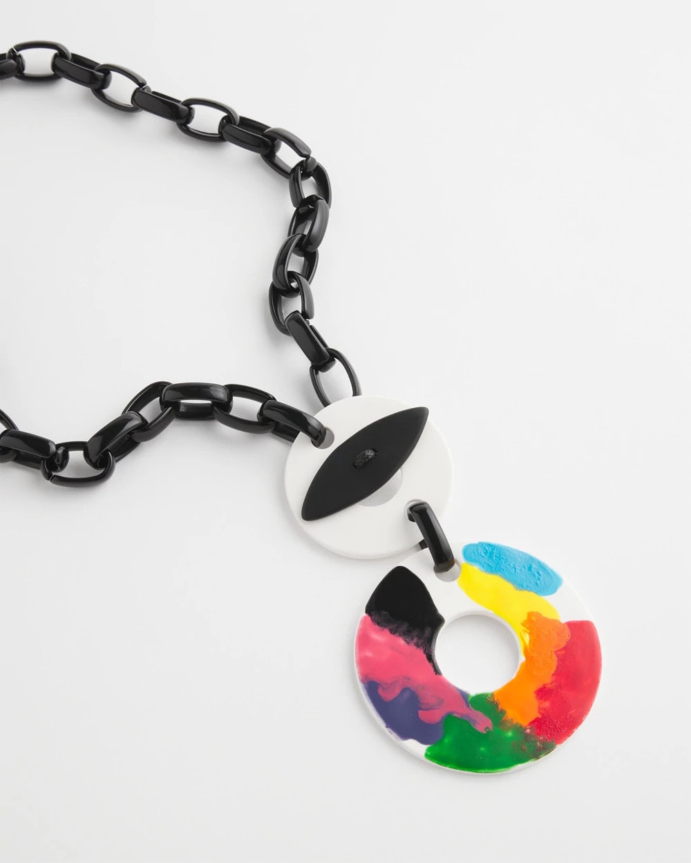Chico's SYLCA® x Chico's Multi-Color Chain Toggle Necklace