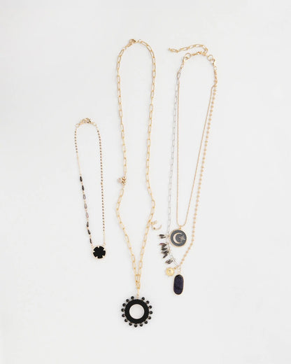Chico's Convertible Layered Tourmaline Necklace