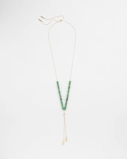Chico's Convertible Beaded Lariat Y-Necklace