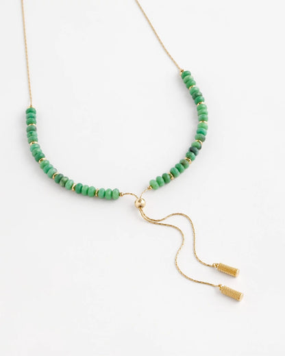 Chico's Convertible Beaded Lariat Y-Necklace