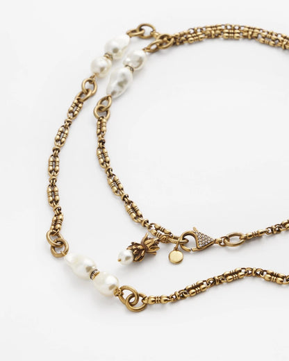 Chico's Single Strand Modern Pearl Necklace