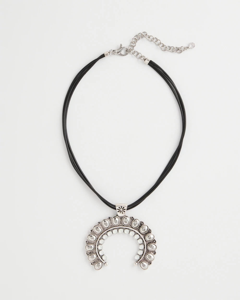Chico's Short Horseshoe Pendant Necklace