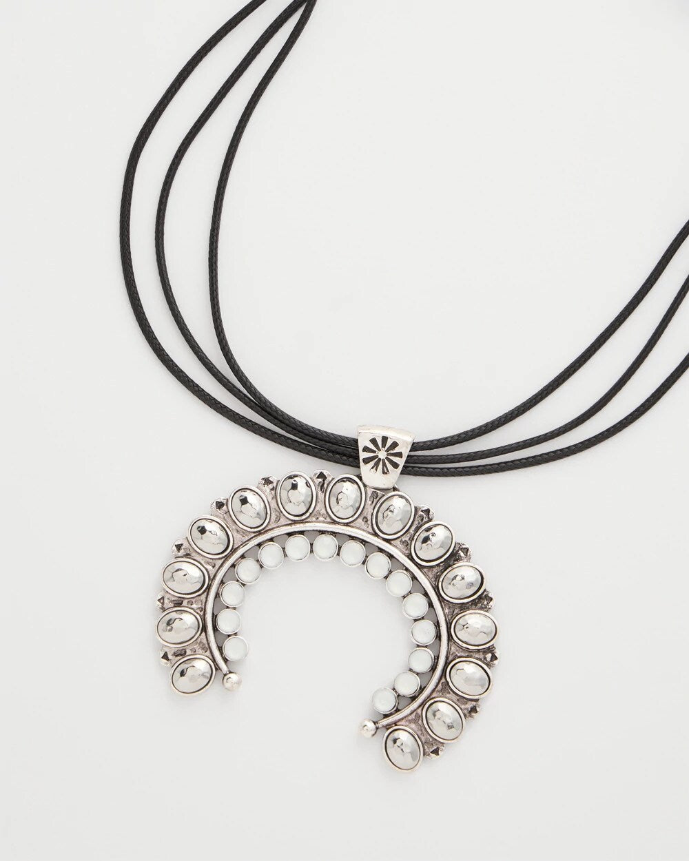 Chico's Short Horseshoe Pendant Necklace