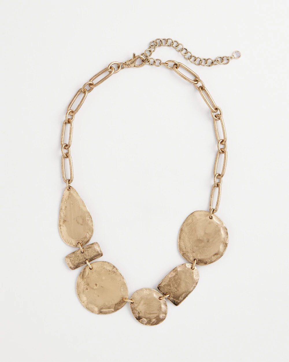Chico's Ash Gold Collection Link Chain Necklace