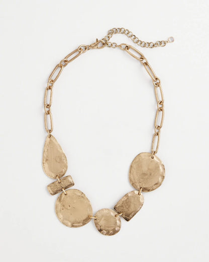 Chico's Ash Gold Collection Link Chain Necklace
