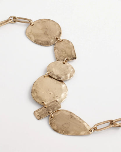 Chico's Ash Gold Collection Link Chain Necklace