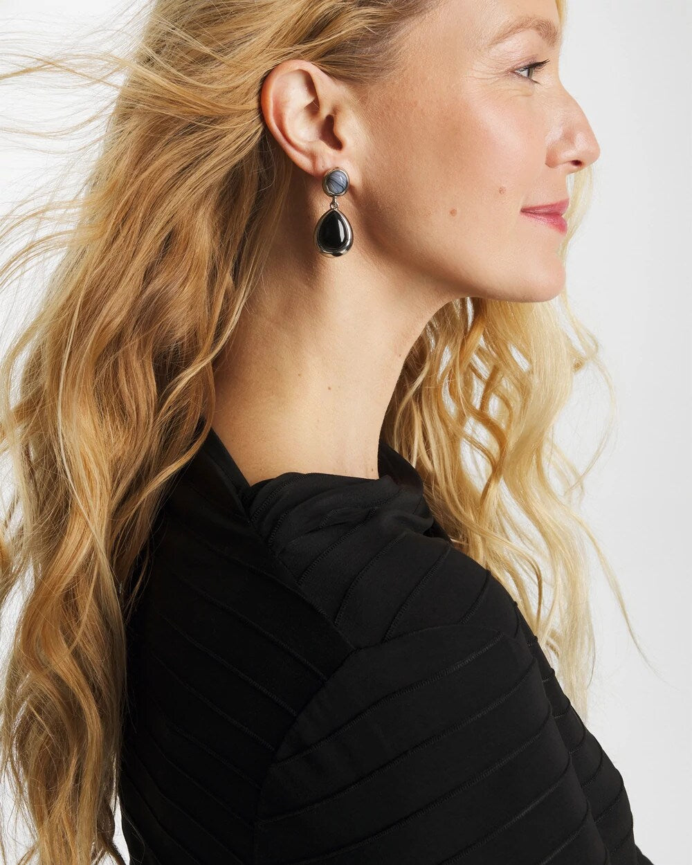 Chico's Neutral Teardrop Earrings