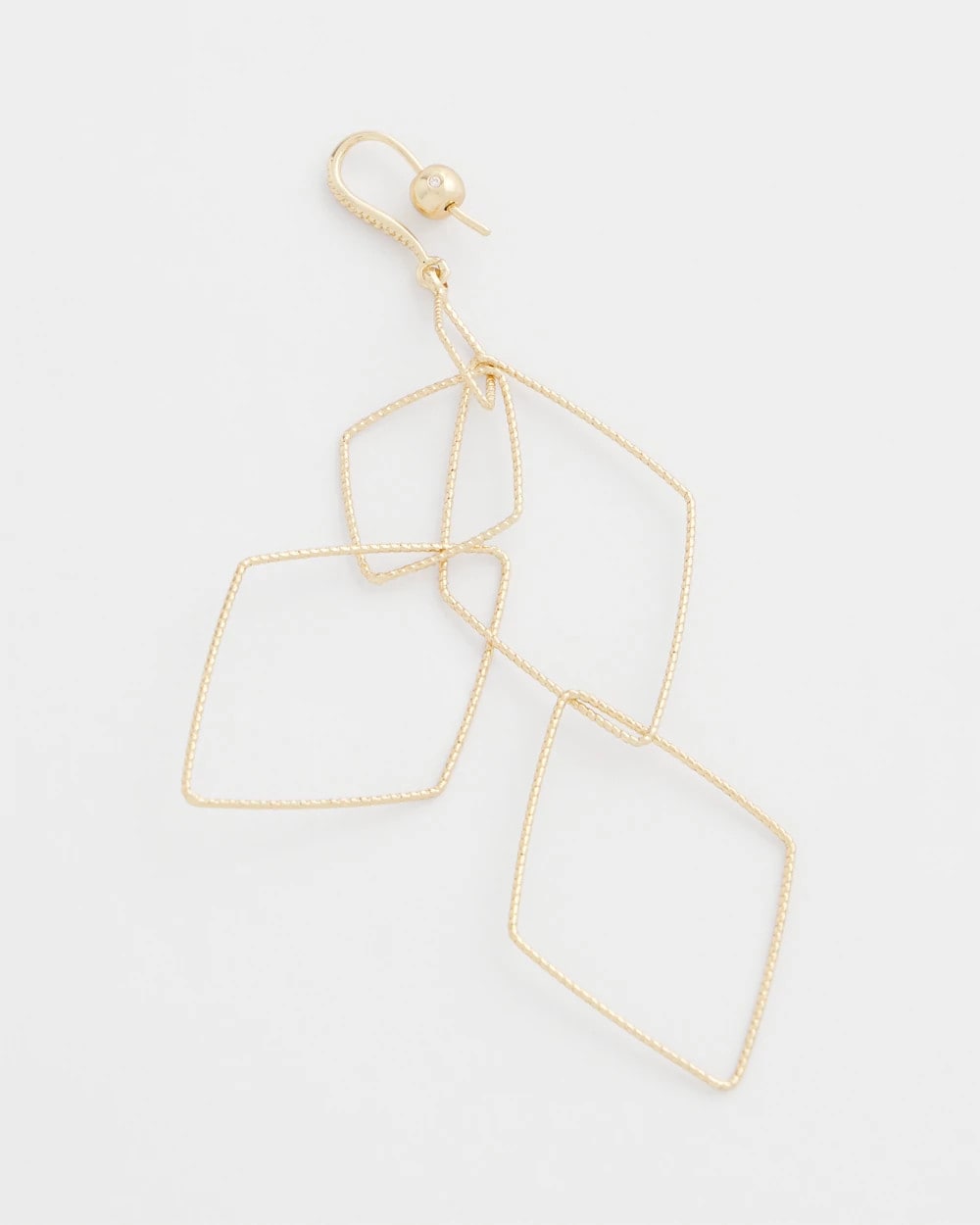 Chico's Diamond Shaped Linear Earrings