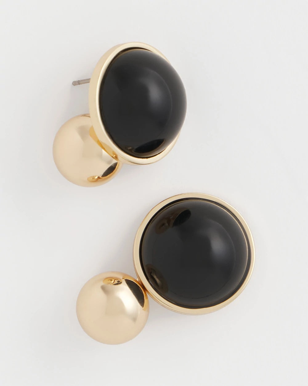 Chico's Black Sphere Drop Earrings