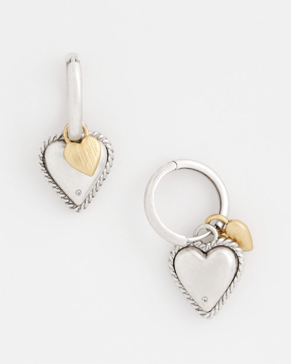 Chico's Heart Charm Earrings
