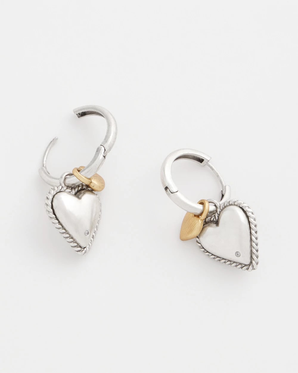 Chico's Heart Charm Earrings