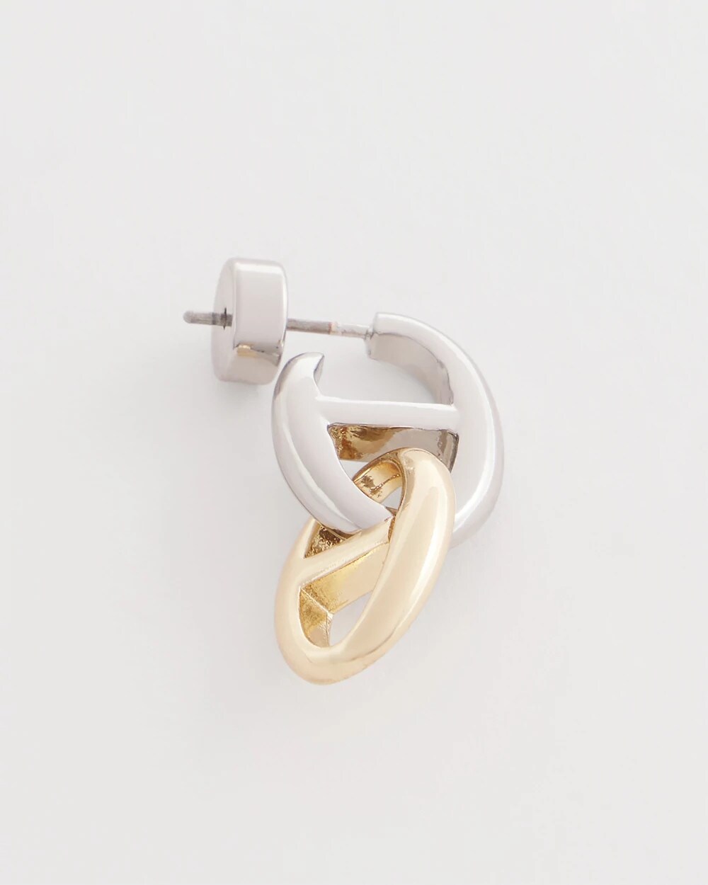 Chico's Mixed Metal Link Earrings
