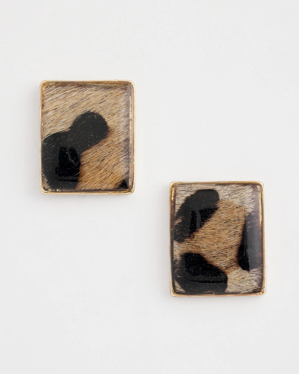 Chico's Chico's Originals Animal Square Stud Earrings