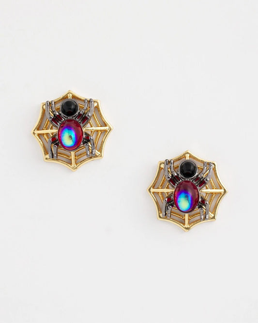 Chico's Spider Web Glitz Earrings