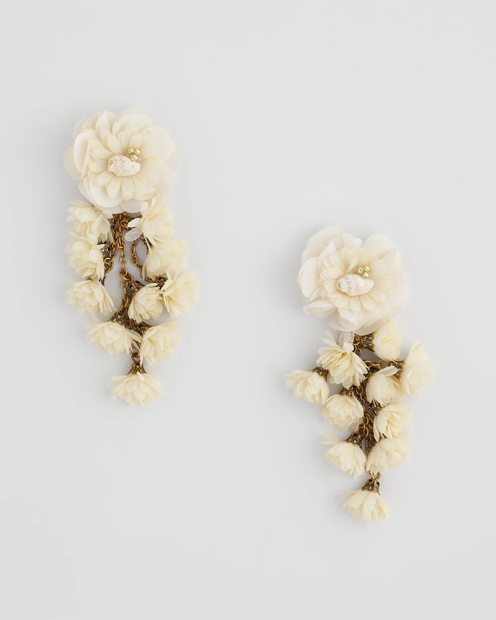 Chico's No Droop® Flower & Conch Shell Earrings