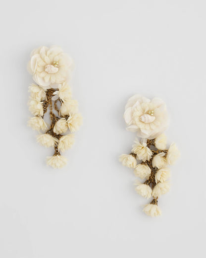 Chico's No Droop® Flower & Conch Shell Earrings
