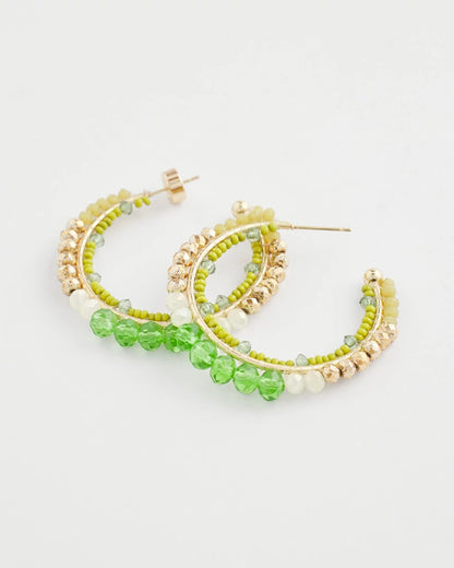 Chico's No Droop® Beaded Hoop Earrings