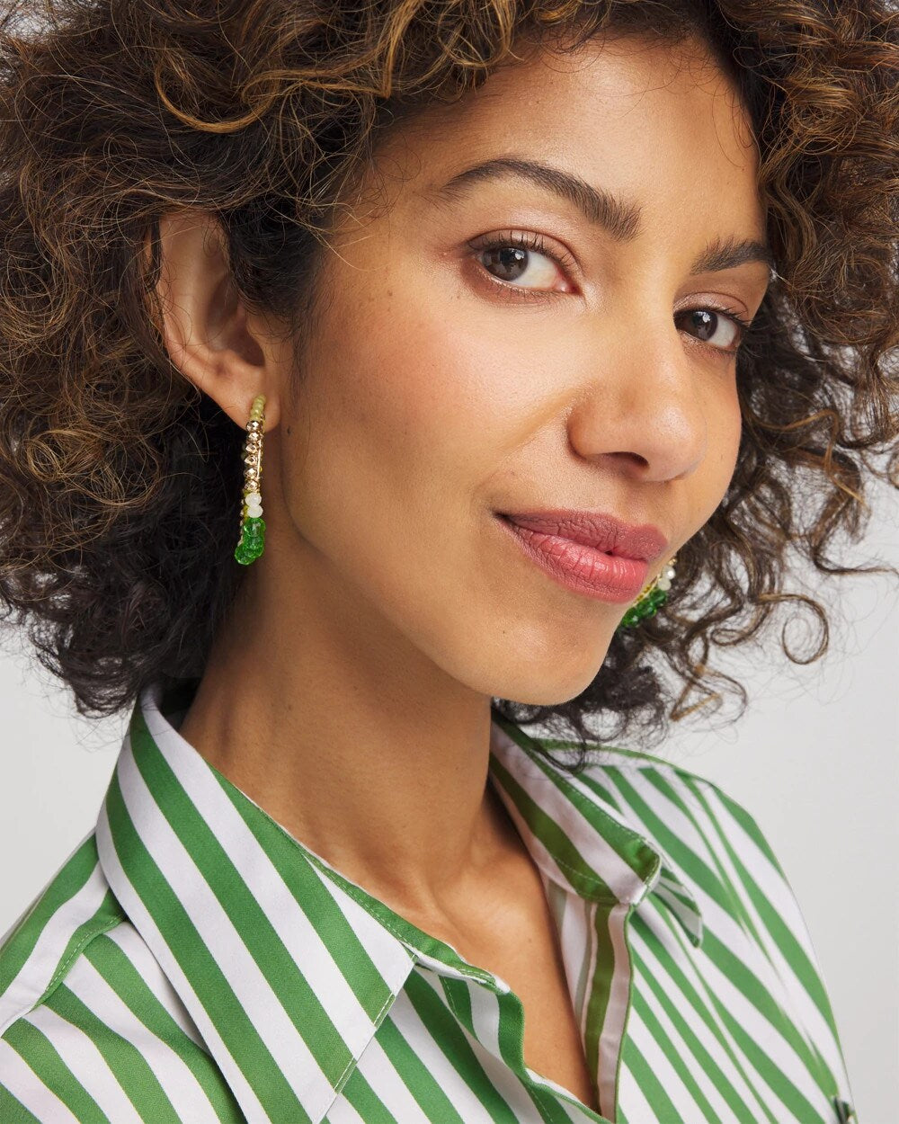 Chico's No Droop® Beaded Hoop Earrings