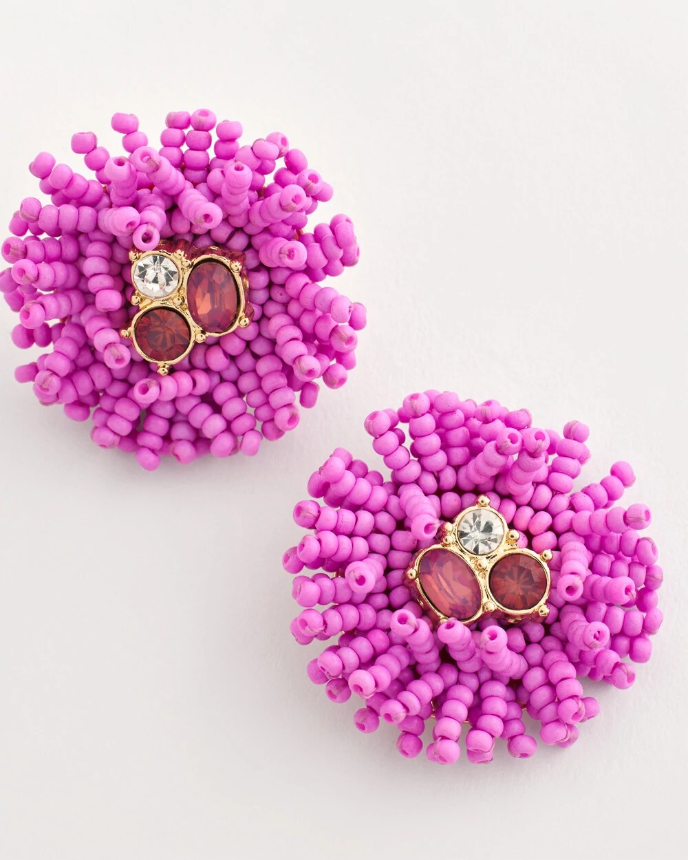 Chico's No Droop® Seed Bead Stud Earrings