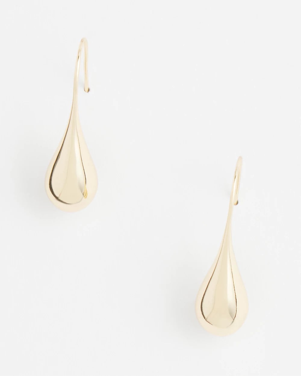 Chico's No Droop™ Gold Tone Teardrop Threader Earrings