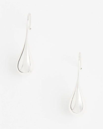 Chico's No Droop™ Silver Tone Teardrop Threader Earrings