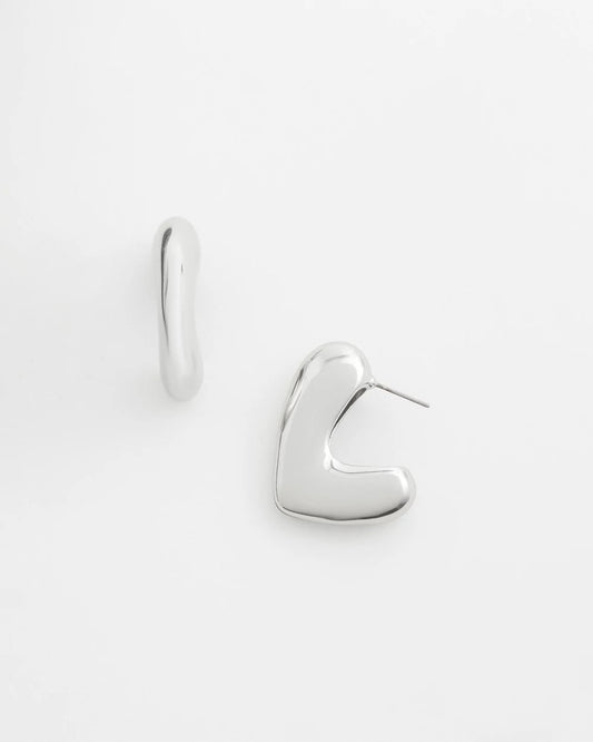 Chico's No Droop® Silver Tone Mini Hoops