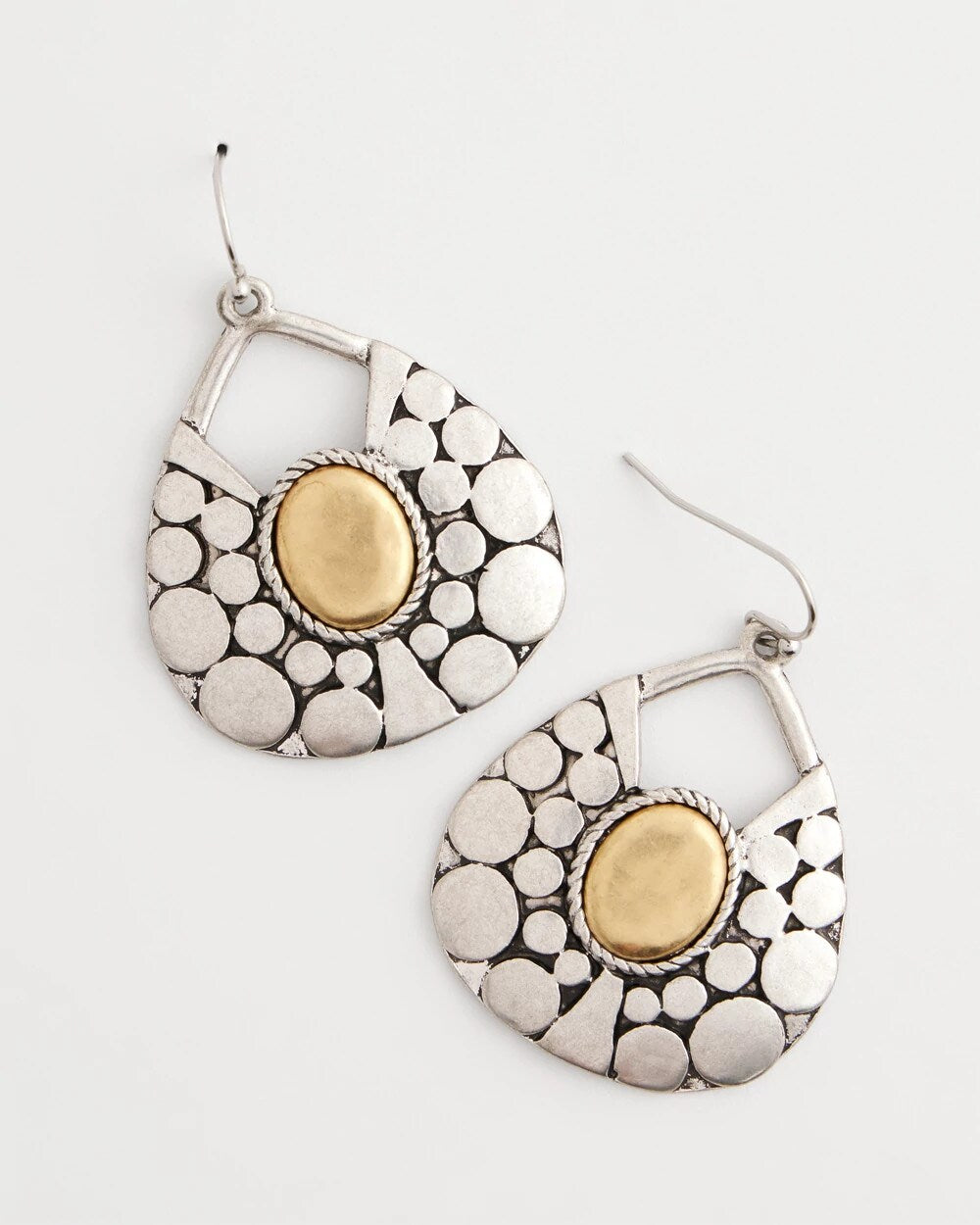 Chico's Island Metal Drop Earrings