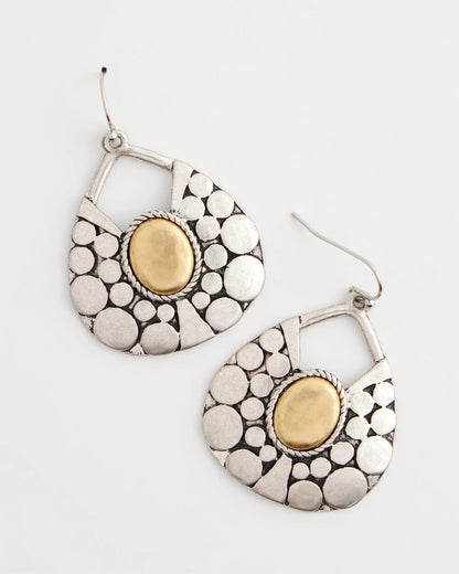 Chico's Island Metal Drop Earrings