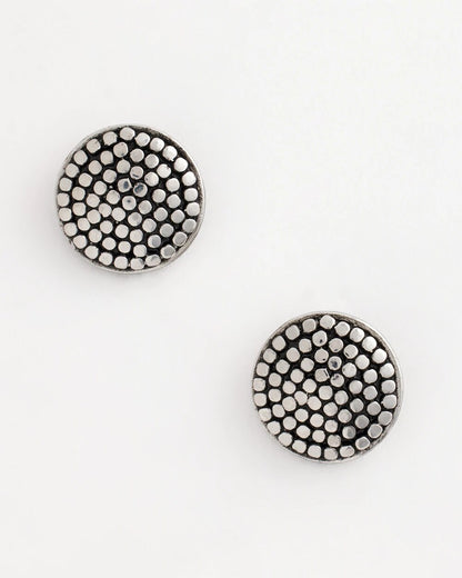 Chico's No Droop® Round Silvertone Stud Earrings