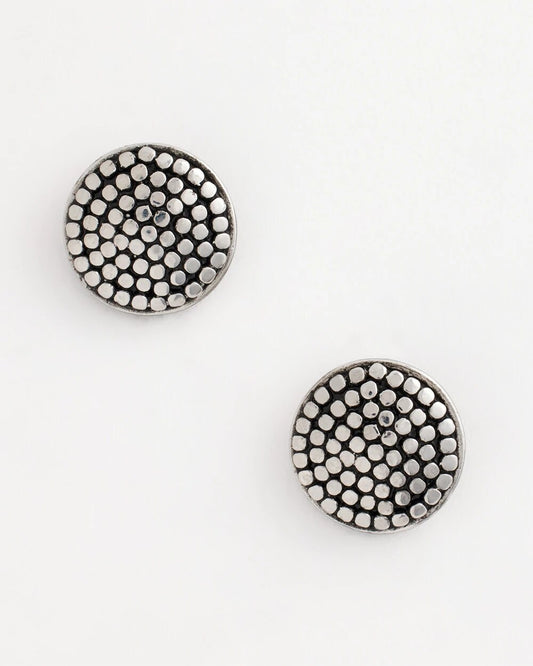 Chico's No Droop® Round Silvertone Stud Earrings