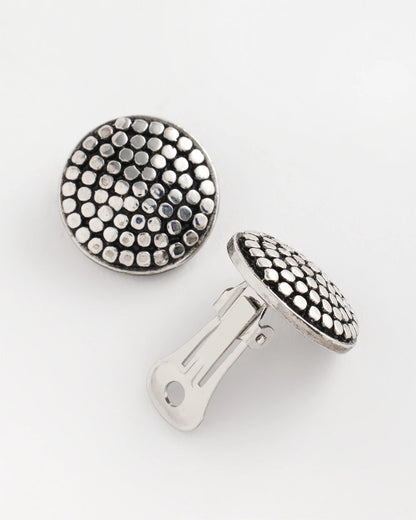 Chico's No Droop® Round Silvertone Stud Earrings