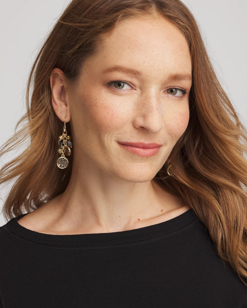 Chico's Galaxy Cluster Drop Earrings
