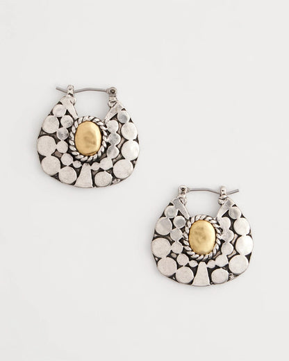 Chico's Front-to-Back Hoop Earrings