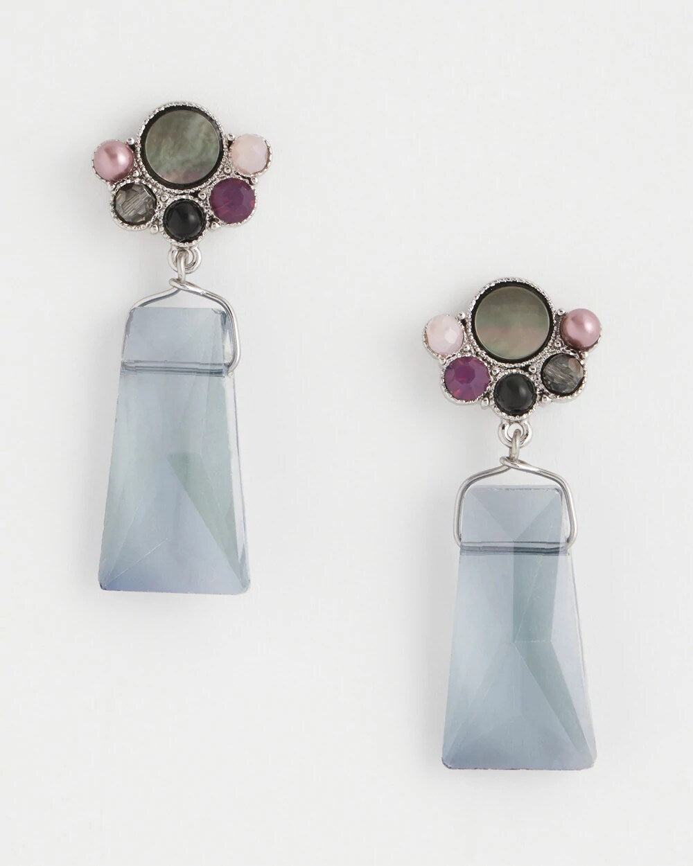 Chico's Multi Faceted Drop Earrings