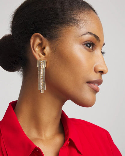 Chico's Snake Chain Linear Earrings
