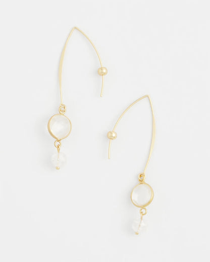 Chico's No Droop® Quartz Crystal Threader Earrings