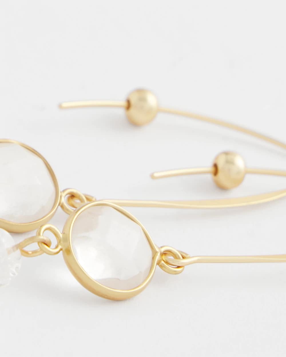 Chico's No Droop® Quartz Crystal Threader Earrings