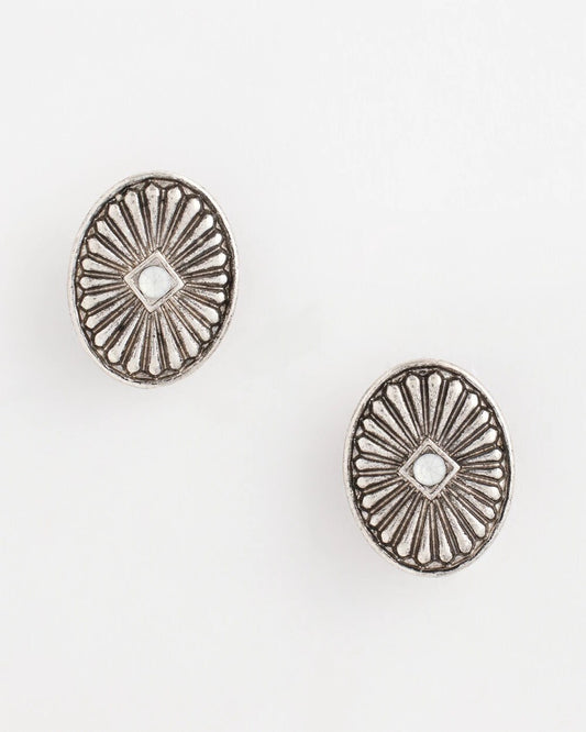 Chico's Medallion Clip-On Earrings