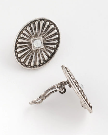 Chico's Medallion Clip-On Earrings