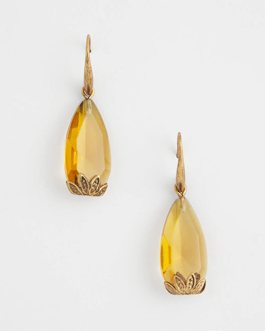 Chico's Neutral Stone Drop Earrings