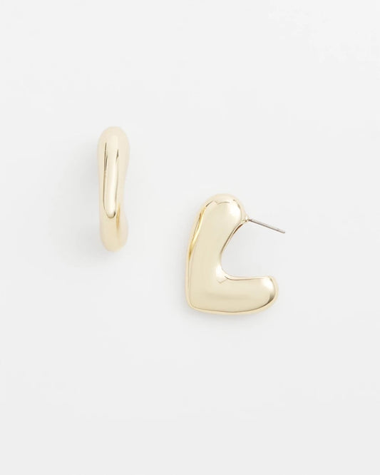 Chico's No Droop® Gold Tone Mini Hoops