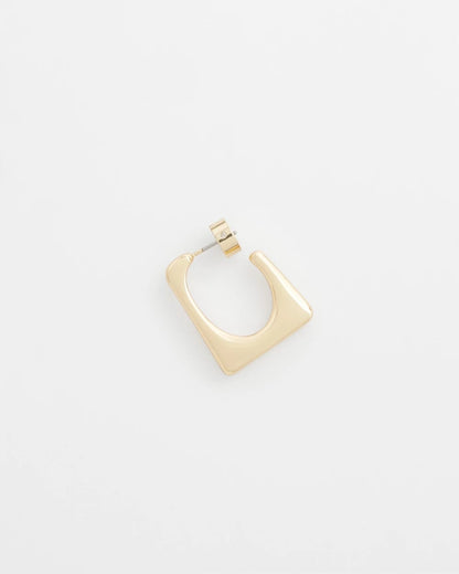 Chico's No Droop® Gold Tone Square Hoops