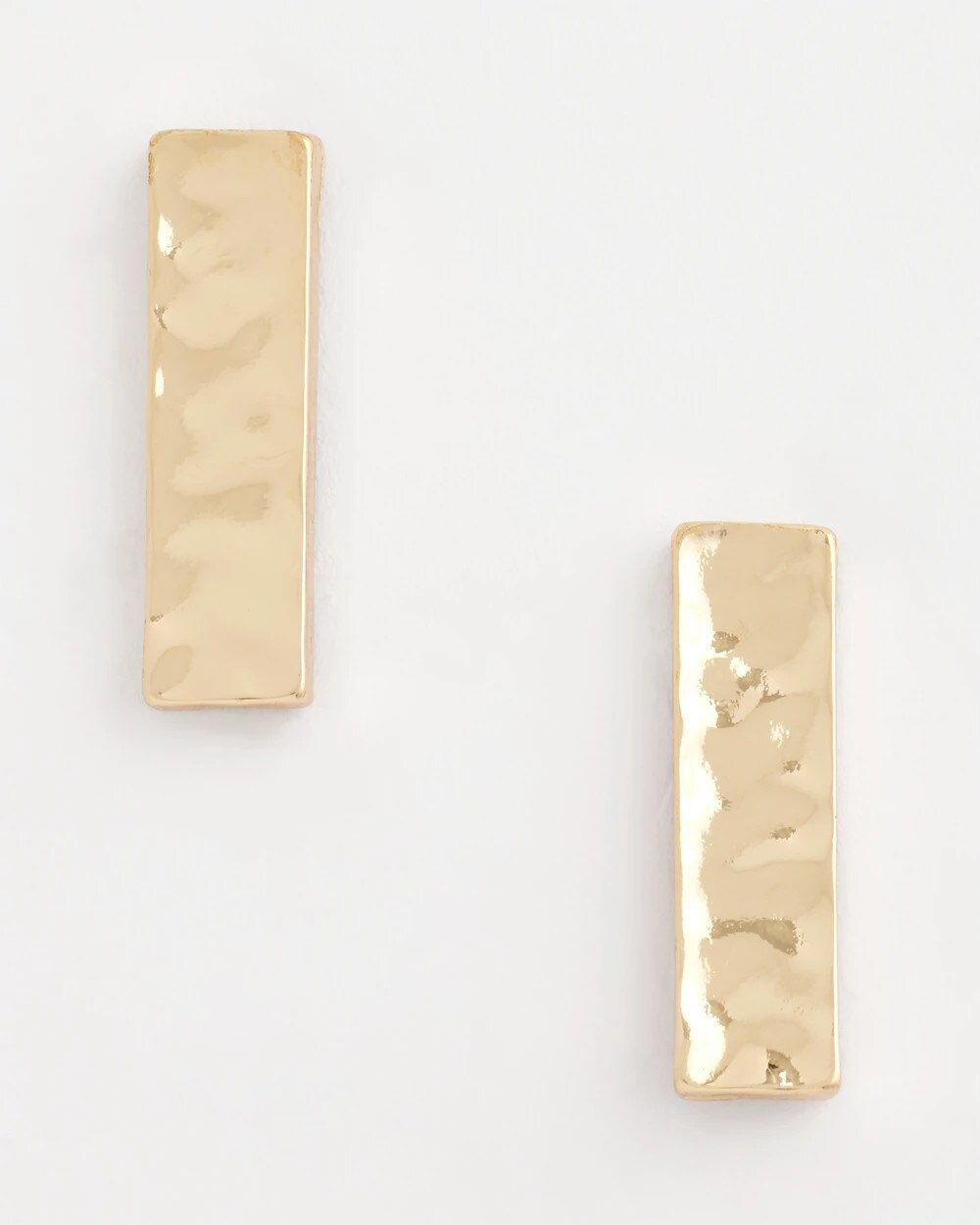 Chico's Ash Gold Collection Square Drop Earrings