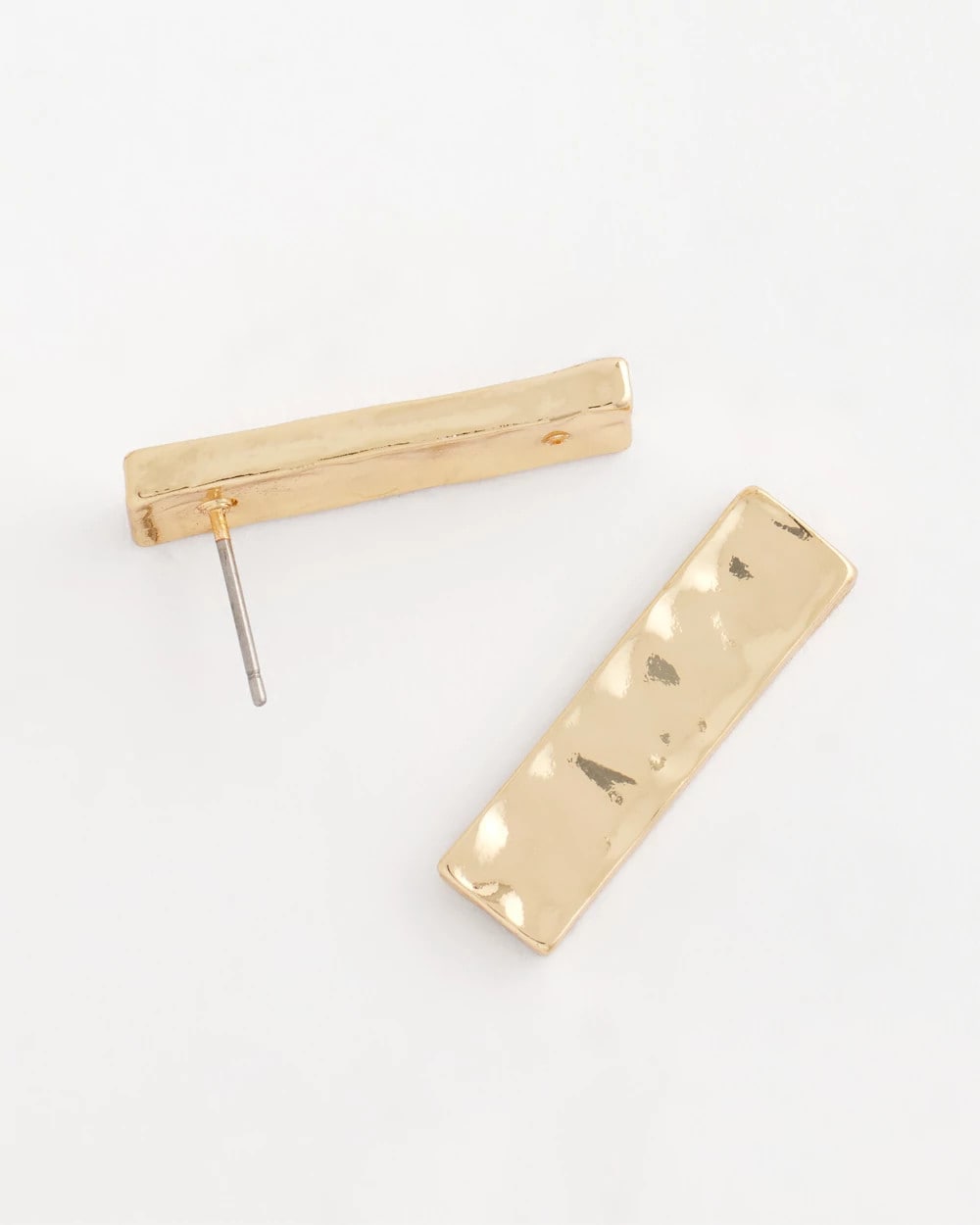 Chico's Ash Gold Collection Square Drop Earrings