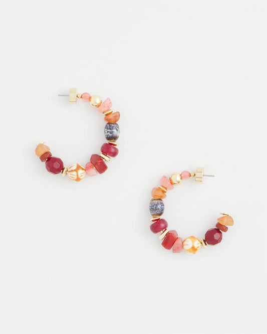 Chico's No Droop® Beaded Hoop Earrings