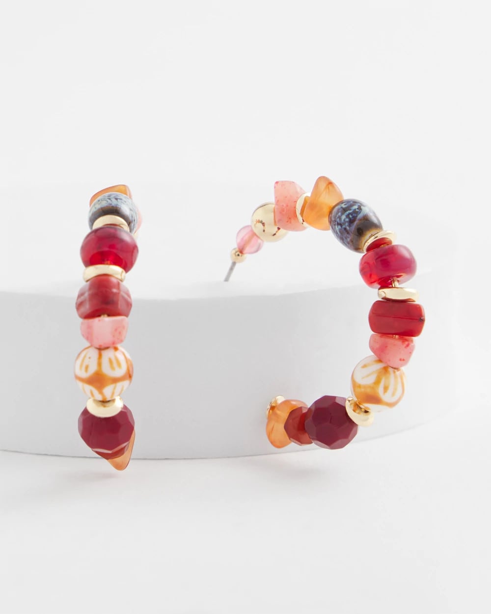 Chico's No Droop® Beaded Hoop Earrings